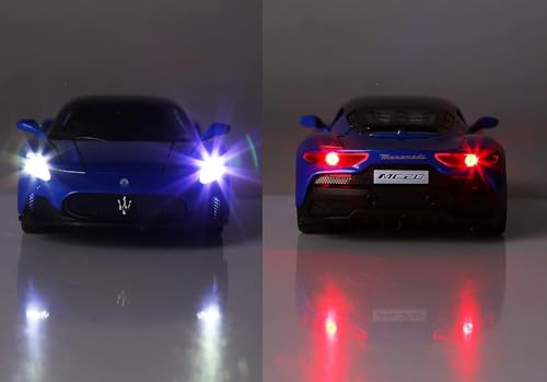 Image of 1:32 Maserati MC20 Scale Model Car - Exclusive Alloy Metal Pull Back Die Cast Car Toy with Openable Doors, Light & Music - Best Gifts for Kids【Colors as Per Stock】