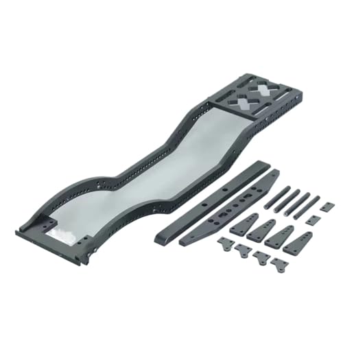 Évitez la casse de votre crawler avec le châssis métal 1/10 pour Axial SCX10 D90