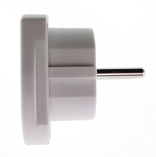 Ruikey Kit UK 3-Pin a Euro 2-Pin Adattatore di