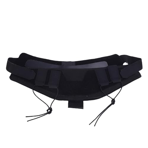 ANGGREK Neck Guard, Portable Protective Pad Adjustable Neck Protector for Travel (Black)