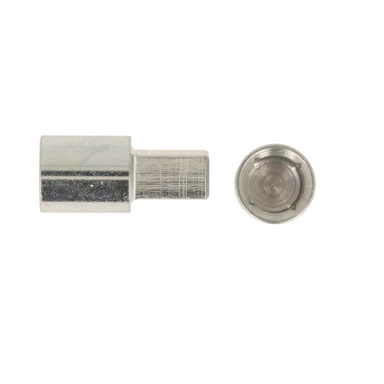 Alargador universal para manijas de ventana en acero galvanizado con cuadradillo de 7x7mm