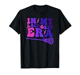 in My Lacrosse Era Retro Groovy Sports Women and Girls T-Shirt