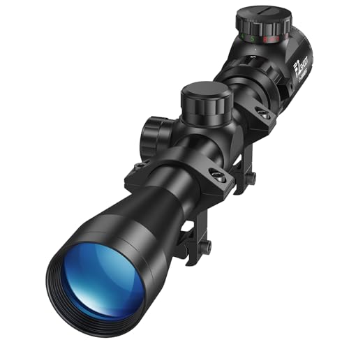 EZshoot 3-9x40 Rifle Scope Red Green Illuminated Rifle