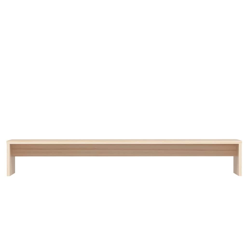 Supporto Monitor 100x27x15 cm Legno Massello Pino