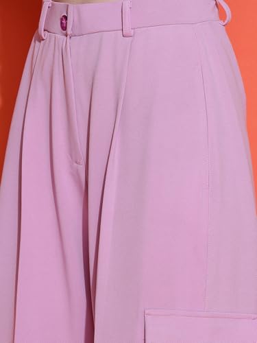 Image of KOTTY Women's High Rise Relaxed || Straight || Joggers Fit Cargo's for Pants || Trousers