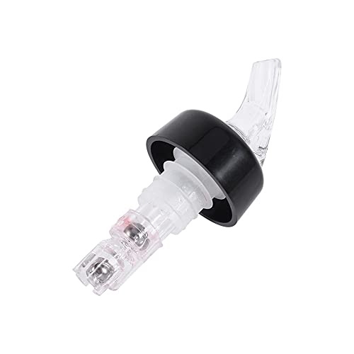 Lot de 5 becs de mesure quantitative pour boissons, bar, vin, cocktail, distributeur freeflow, bec verseur, boissons, huile, bouteille d'eau pour pubs, clubs et bars (blanc, 20 ml) Cover