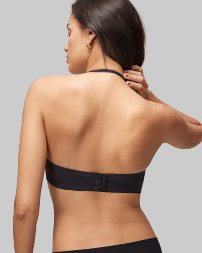 Image of Strapless Bras for Women Small Breasted Balconette Demi Underwire Lightly Lined Seamless Bra 32AA-38A