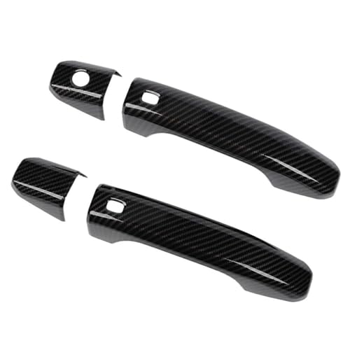 Poignées de porte pour Chevrolet Suburban 2020-2023 en ABS style carbone