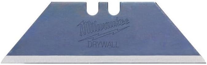 Milwaukee 48-22-1933 5-Pack of Deburred Micro Carbide Drywall Utility Knife Blades for Folding Lockback and Sliding Knives