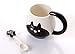 Decole Cat Mug and Spoon, 12 oz.