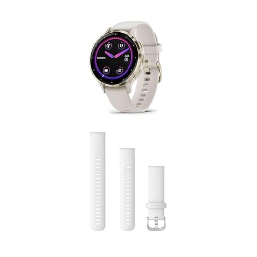 Garmin Venu 3S – GPS Fitness Smartwatch with Bluetooth Calling and Voice Assistant, Ultra-sharp 1.3 inch/1.1 inch & Quick Release Band
