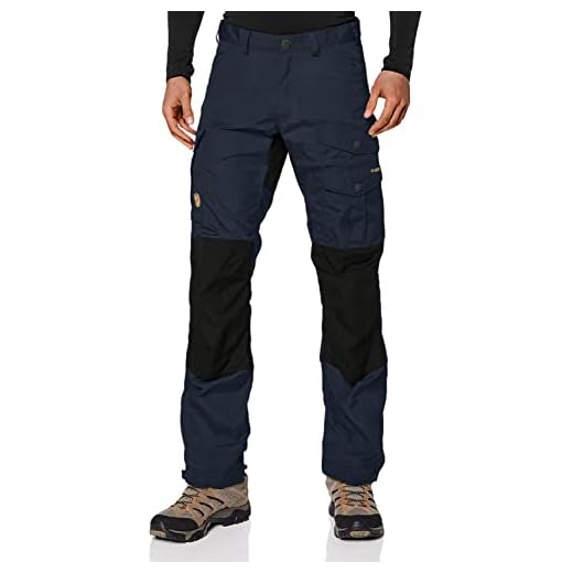 FJÄLLRÄVEN Män Hiking Pants Vidda Pro Trousers M Long Mörk marinsvart 52