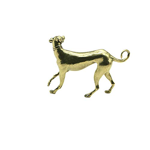 Chien fidèle ornements de bureau vintage Kelieqa laiton massif