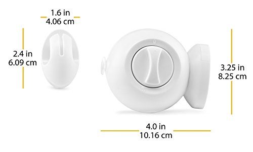 Corde à linge rétractable blanche Whitmor pour séchage discret - 6