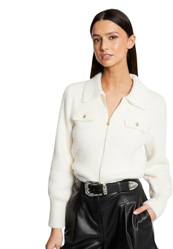Morgan Pull   Chaqueta con Cuello, Marfil, M
