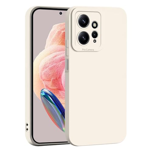 SEAHAI Case for Xiaomi Redmi Note 12 4G, Ultra Thin Premium Soft Silicone Phone Cover with Thickened Camera Protection Design