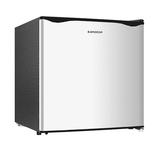 BANGSON 1.6 Cu.Ft Mini Fridge with Freezer for Dorm, Compact Refrigerator Office, Energy Saving...