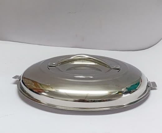 Red Kitchen Chef Stainless Steel Steelo Cassorole | Easy to Carry Hot Boxes for Kitchen | Hot Food, Easy to Store | 3000 ml 1