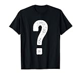 Question Mark T-Shirt Couple Guess Who Costume Shirt T-Shirt