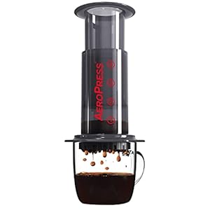 Aeropress Original Coffee Press – 3 in 1 brew method combines French Press, Pourover, Espresso – Full bodied, smooth without grit, bitterness
