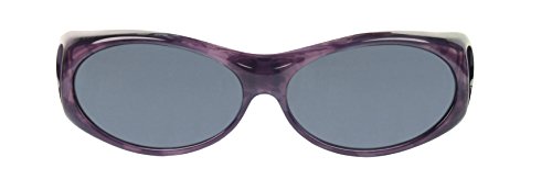 Jonathan Paul Fitovers Eyewear - Aurora - Purple Haze/polarized Grey - Oval - 133 X 392