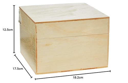 Caixa de fichário, 4x6 (Pequeno), Madeira Pinus Luxo - Souza & Cia, (Ref: 3542)