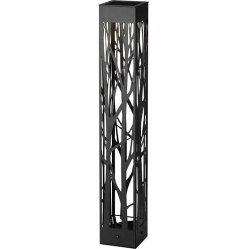 Galix Lampe solaire métal ajourée 70 cm, design nature, ombres feuillagées, à fixer ou planter, top vente