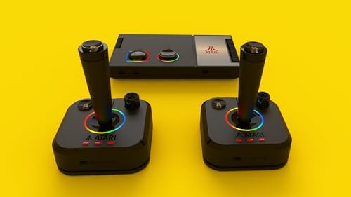 My Arcade Atari Game Station Pro: Retro Video Game Console with 200+ Games, Wireless Joysticks, RGB LED Lights - 1