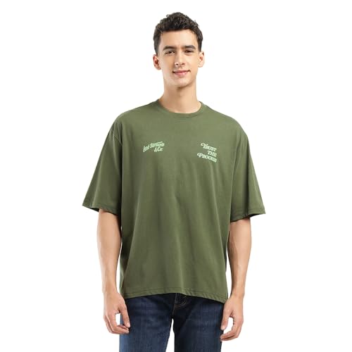 Image of Levi's Men's Solid Loose Fit T-Shirt