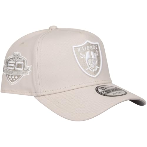New Era 9forty A Frame Snapback Cap Las Vegas Raiders Stone - vue 2