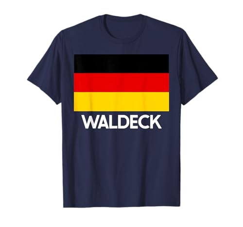 Photo de WALDECK Deutschland Deutsche Flagge Männer Frauen T-Shirt