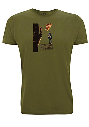 Clint Eastwood T Shirt The Man with No Name Fist Full of Dollars Good Bad Ugly Film Movie (Small, Army Green)