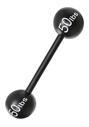 Fun Costumes 100lbs Strongman Barbell Plastic Weight | Adult Costume Accessories - Black - Standard - Thumbnail 4