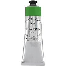 Charvin Extra Fine Oil Paint 150 mL Tube Absinthe Green Professional Artist Oil Color, Archival Quality, Smooth Finish, Nature-Inspired Tone