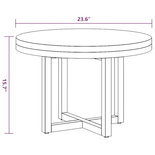 Table basse teck massif résine transparente manguier noir
