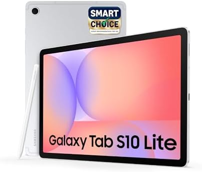 Samsung Galaxy Tab S10 Lite [Smartchoice], 10.9-inch (27.7 CM), LCD Display, 6GB RAM, 128GB ROM, Wi-Fi, Dual Speakers, S Pen, Silver, AI Enabled