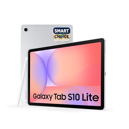 Image of Samsung Galaxy Tab S10 Lite with AI [Smartchoice], S Pen in-Box, 27.7 cm (10.9 Inch) Display, Object Eraser, 90Hz Refresh Rate, IP42 Rating, 6GB RAM, 128GB Storage, Wi-Fi Tablet, Silver