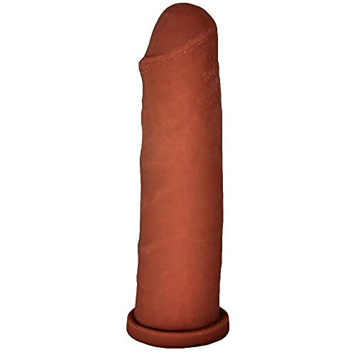 Donzelão Capa Peniana em Cyberskin Chocolate 18 cm x 4 cm
