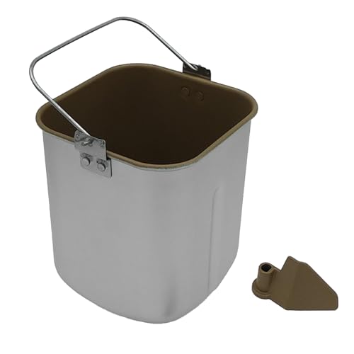 Pissente Cubo para Máquina de Pan, Recipiente Interior para Panificadora, Bandeja para Máquina de Pan de Aleación de Aluminio de Calidad Alimentaria Premium, Revestimiento Antiadherente,