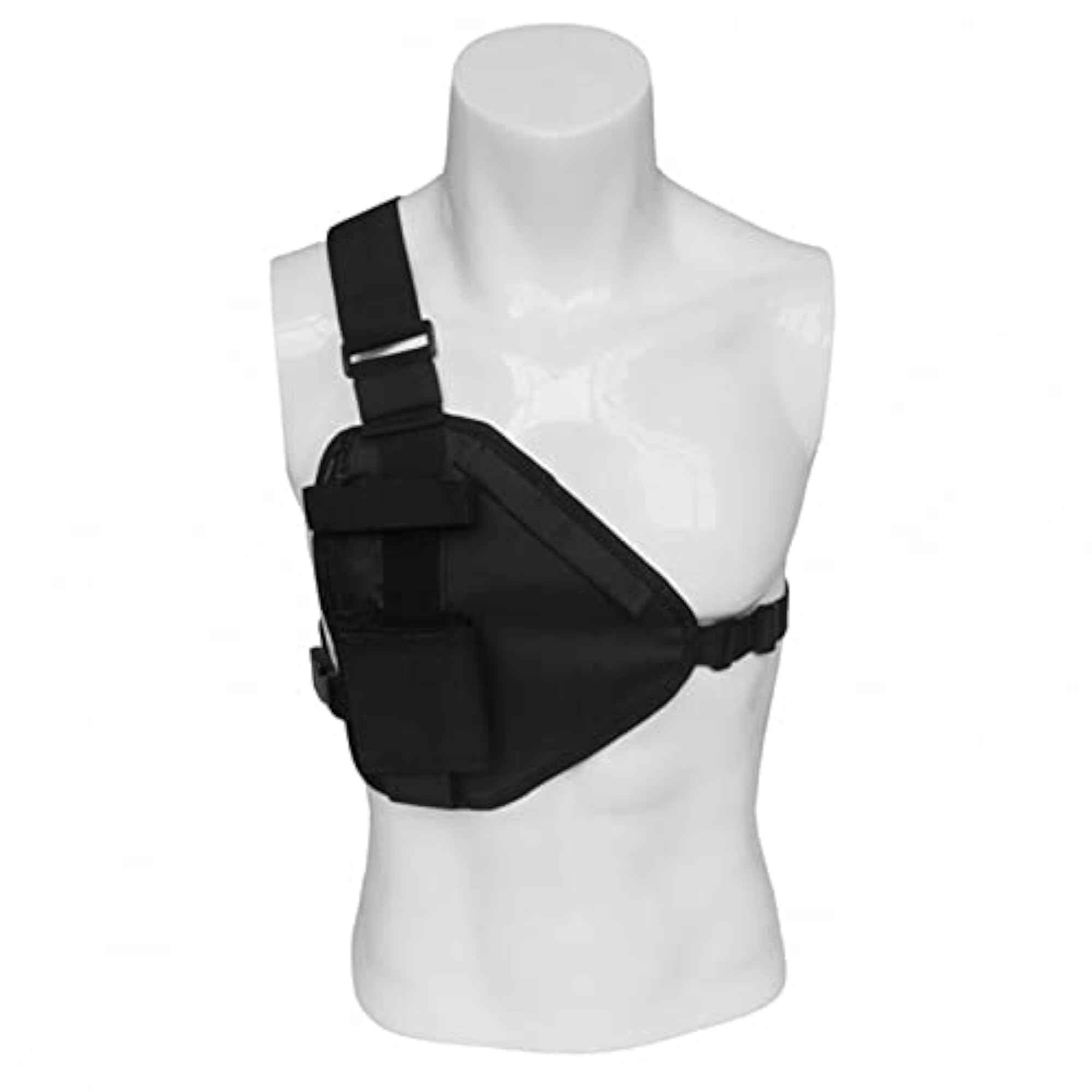 Radio Pouch Adjustable Shoulder Strap Chest Rig Pack, Unisex