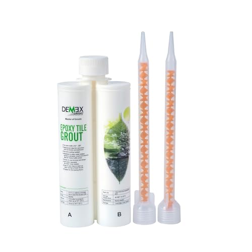 Malta epossidica per fughe per piastrelle e pietra, impermeabile, resistente alle macchie, alla muffa, alle crepe e agli agenti chimici, per pavimenti e pareti, pronta all'uso, facile da applicare e