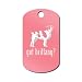 Mister Petlife Got Brittany Engraved Keychain/GI Tag Spaniel Pink