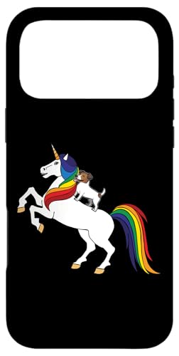 JRT Dog Lover Unicorn Kids Womens Girls Jack Russell �X�}�z�P�[�X iPhone 17 Pro Max �p