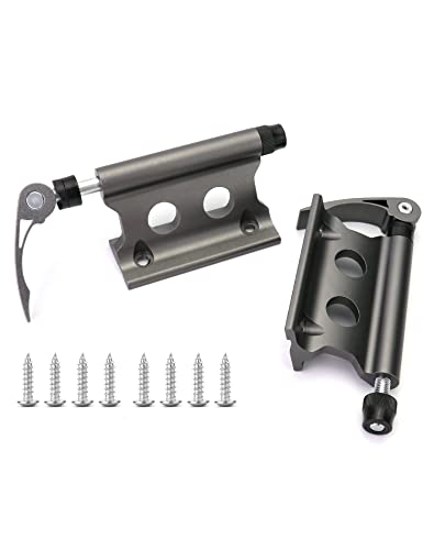 QWORK® 2 Stücke Gabelhalterung Fahrrad, Schnellspanner aus Aluminiumlegierung, für LKW, SUV und Anhänger