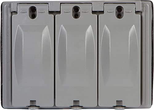 Image of Morris 38922 Electrical Weatherproof Cover, 2-Pack, Grey, 2 Each