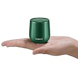INSMY Small Bluetooth Speaker, Waterproof Mini Portable Wireless Speaker, Punchy Bass Rich Audio Stereo Pairing, Handheld Pocket Size for Hiking Biking Gift Laptop Tablet (Green)