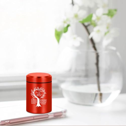 Set of 6 Cremation Urns for Human Ashes Adult 1 Large Decorative Urn for Human Ashes, 4 Small Keepsakes & 1 Urn Necklaces for Ashes for Women Men3