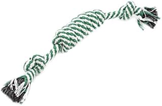 MOVAWAKY Geometry Dog Shape Pet Toy Knot Braid Chew Cotton Rope Puppy Pet Toys Dog Indestructible Small