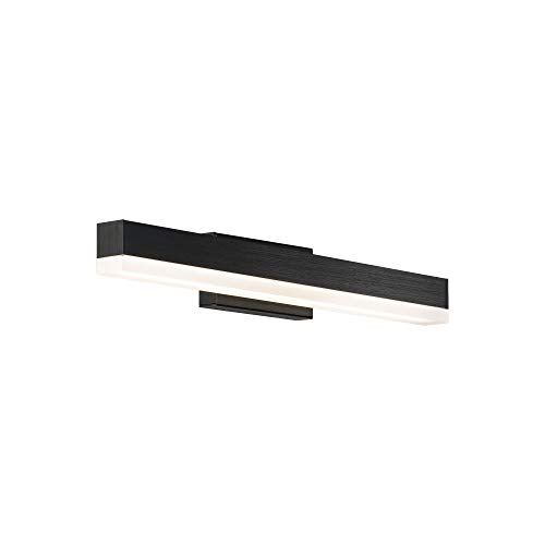 Image of WAC Lighting dweLED, Styx 19in LED Bathroom Vanity or Wall Light 3-CCT 2700K-3000K-3500K Set to 3000K in Black