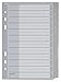 Produktbild Leitz Register für A5, Deckblatt aus Karton und 12 Trennblätter aus Kunststoff, Taben mit auswechselbaren Einsteckschildchen, Grau, 12750000